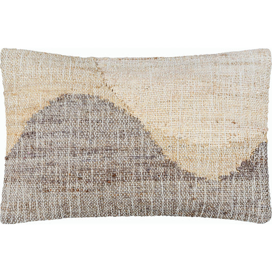 Sookie Lumbar Pillow - 487427 by Surya. Made from jute, cotton, wool in a modern style.