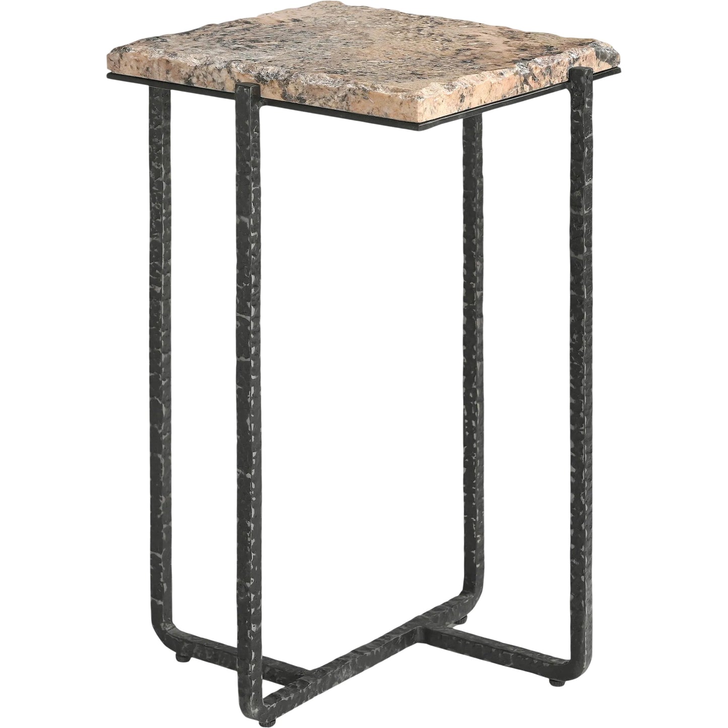 000 SI-2633127 | Primary Silo | Sopana End Table by Livabliss in black, rust and lacquered, painted. Made from marble, iron in a unique style.