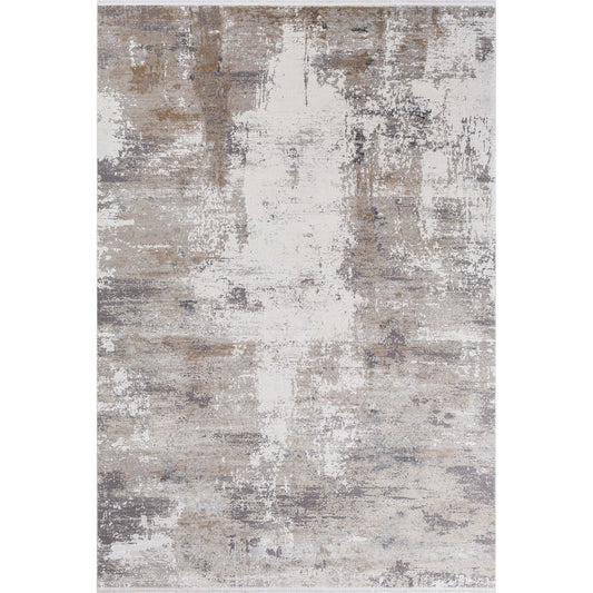 Solar Rug - 22985 by Surya in light brown, medium gray, gray, charcoal, white. Made from 70% viscose, 30% acrylic in a unique style.