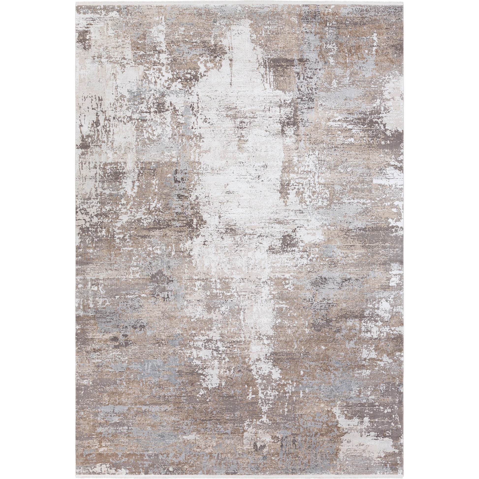 Solar Rug - 22985 by Surya in light brown, medium gray, gray, charcoal, white. Made from 70% viscose, 30% acrylic in a unique style.