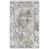 Black, Gray, Charcoal, Saffron, White, Light Gray / 2' x 3'