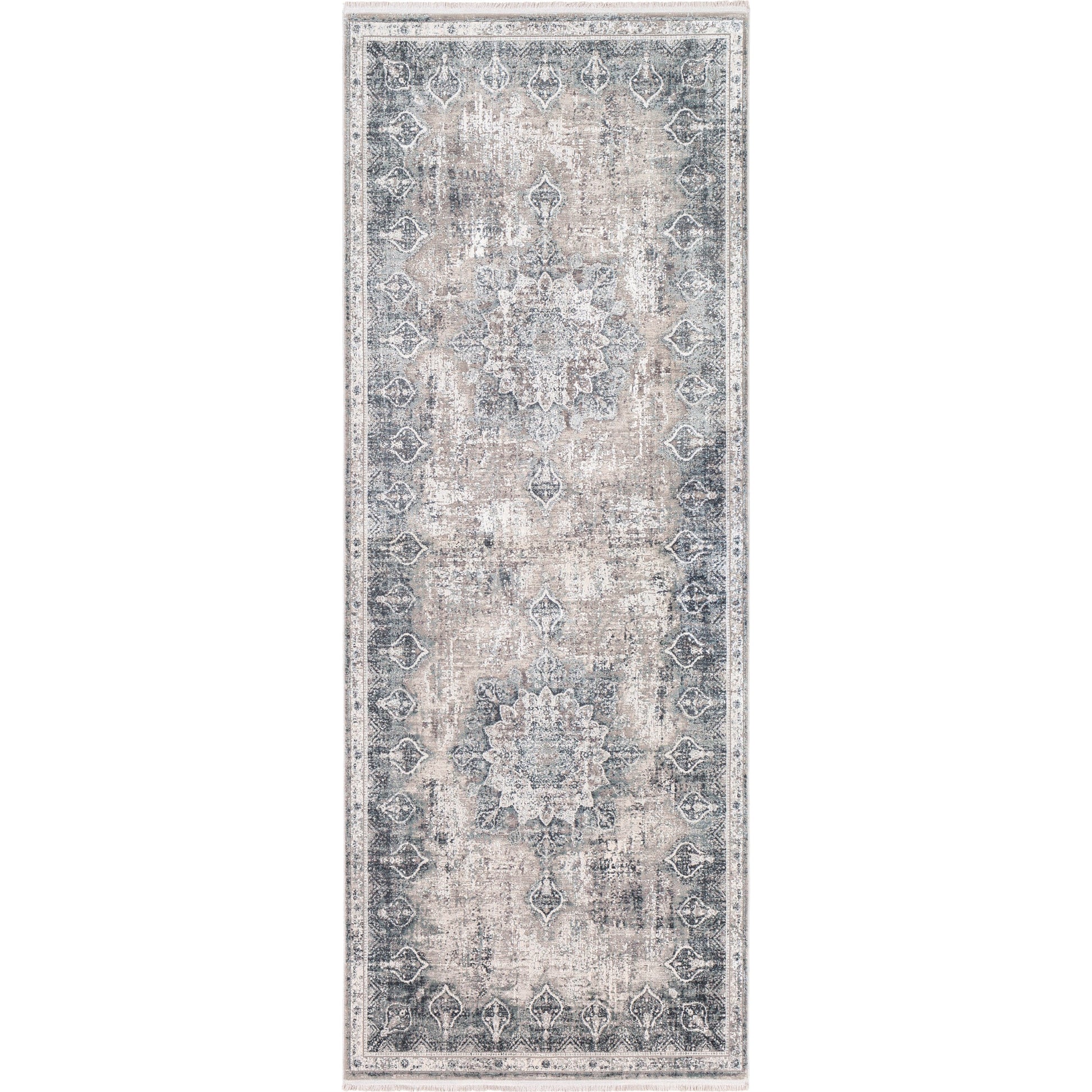 Solar Rug - 26137 by Surya in gray, light gray, light beige, light slate, black. Made from 70% viscose, 30% acrylic in a unique style.
