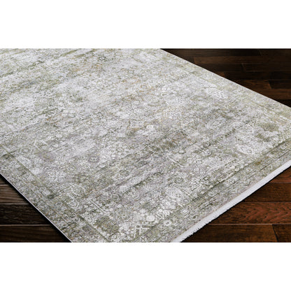Solar Rug - 31404 by Surya in olive, off-white, taupe, light gray. Made from main: 85% viscose, main: 15% acrylic in a unique style.