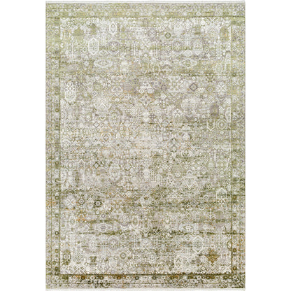 Solar Rug - 31404 by Surya in olive, off-white, taupe, light gray. Made from main: 85% viscose, main: 15% acrylic in a unique style.