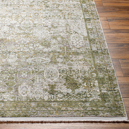 Solar Rug - 31404 by Surya in olive, off-white, taupe, light gray. Made from main: 85% viscose, main: 15% acrylic in a unique style.