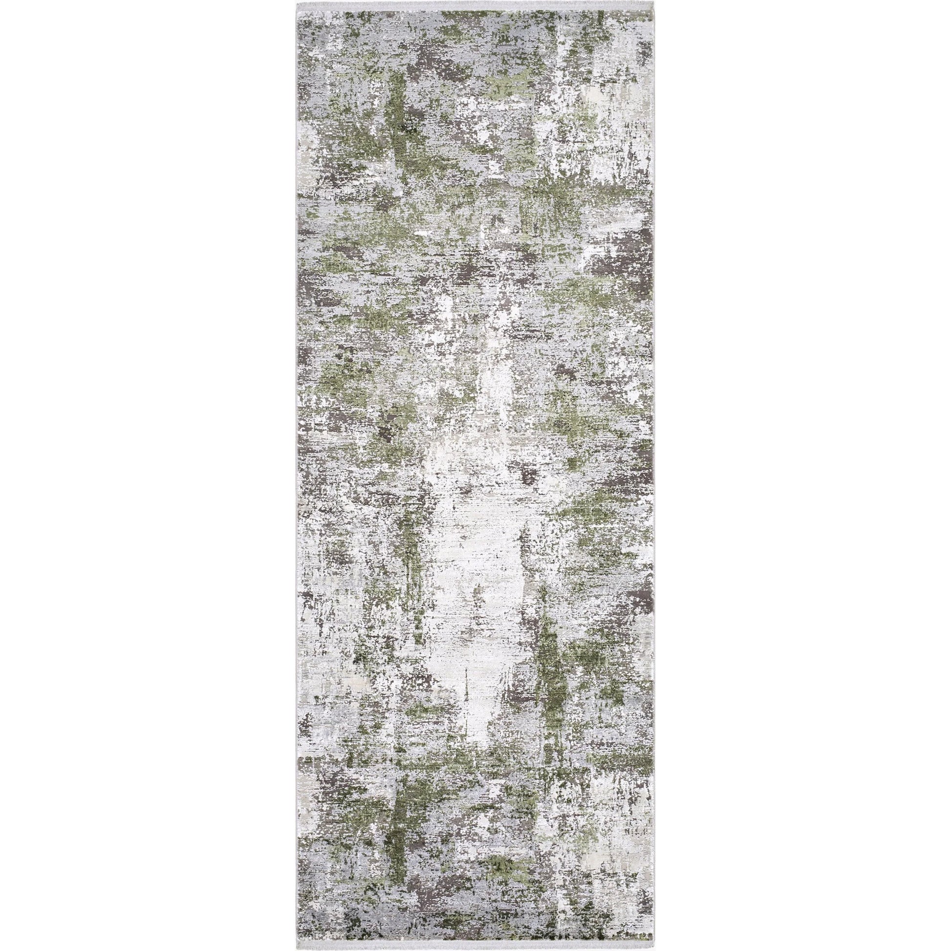 Solar Rug - 15997 by Surya in gray, light gray, off-white, medium gray, olive. Made from viscose, acrylic in a unique style.