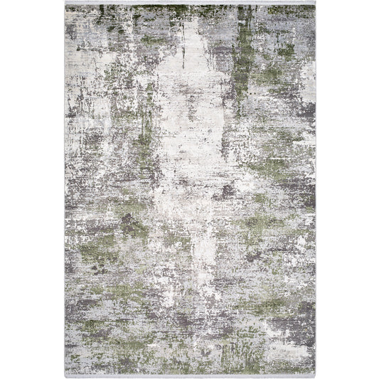 Solar Rug - 15997 by Surya in gray, light gray, off-white, medium gray, olive. Made from viscose, acrylic in a unique style.