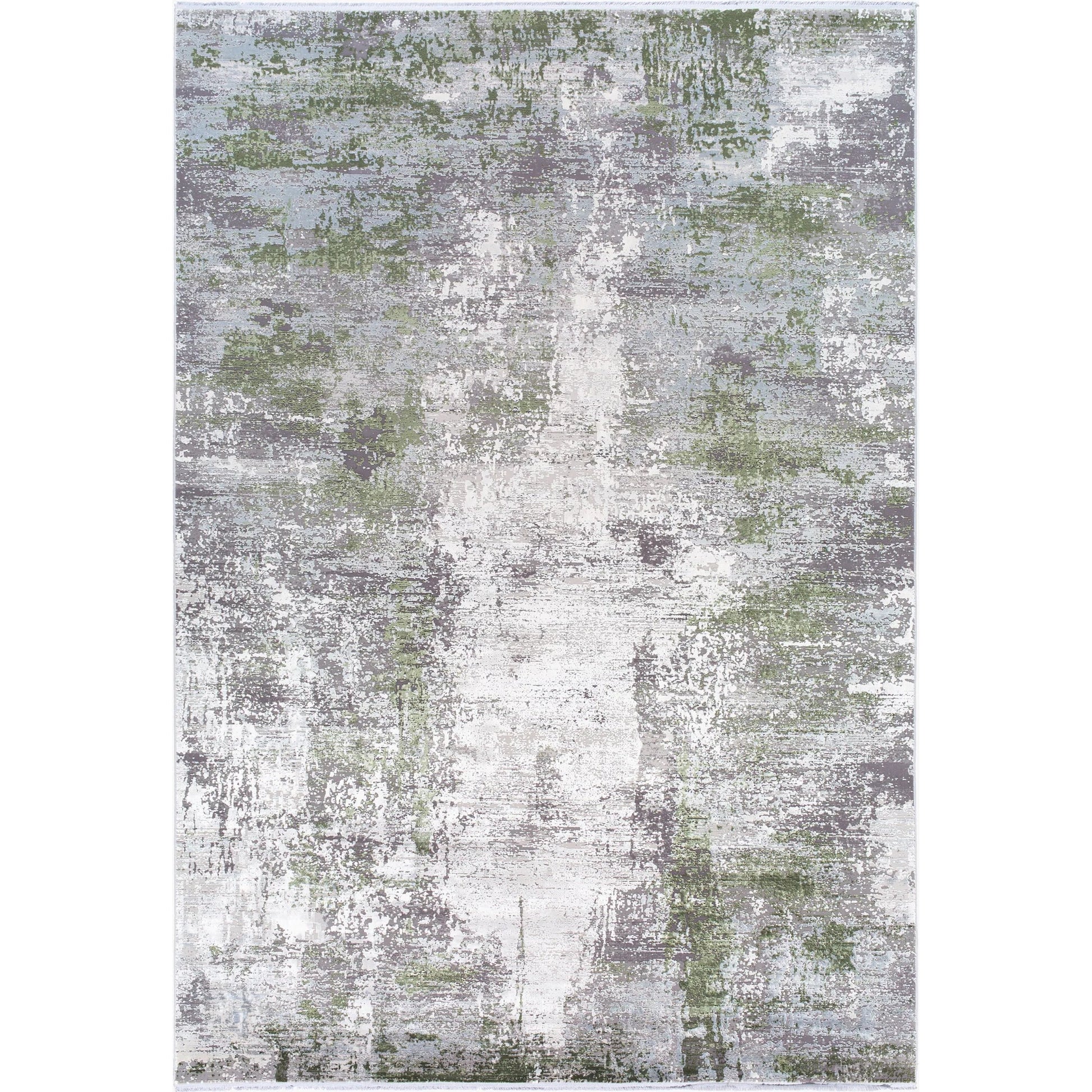 Solar Rug - 15997 by Surya in gray, light gray, off-white, medium gray, olive. Made from viscose, acrylic in a unique style.