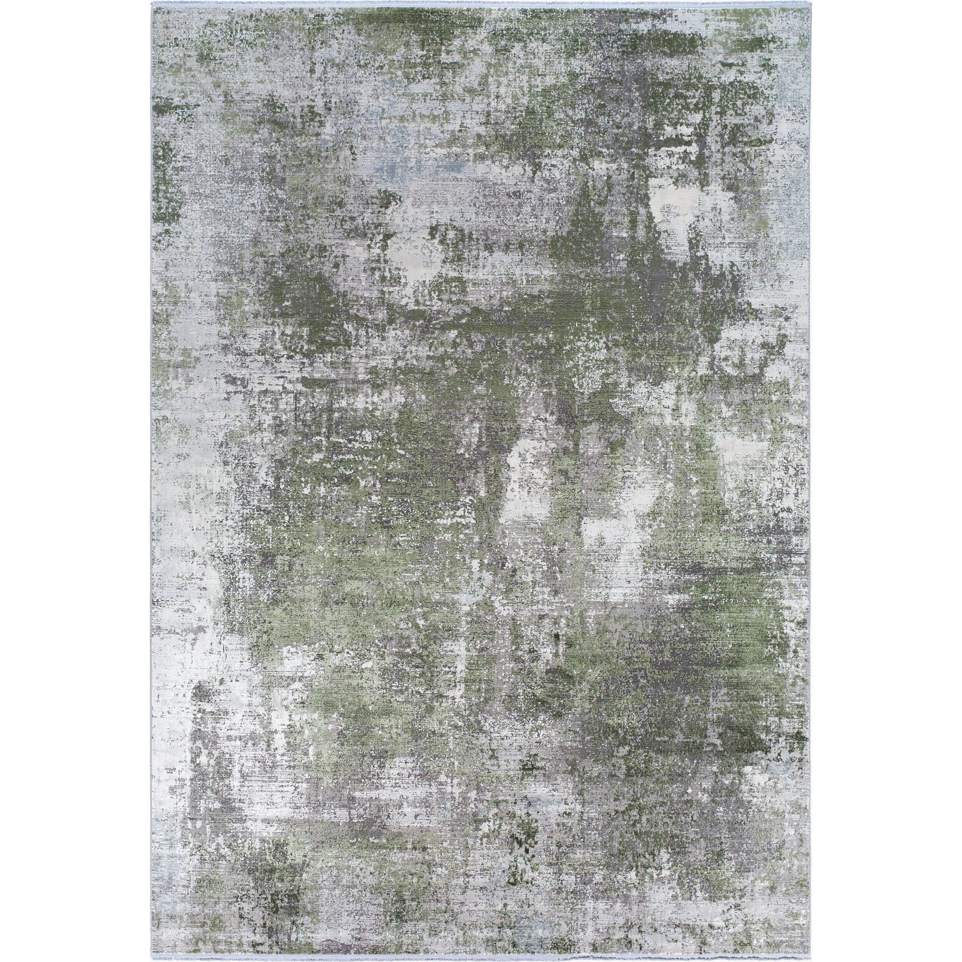 Solar Rug - 492064 by Surya in light gray, off-white, gray, olive. Made from viscose, acrylic in a unique style.