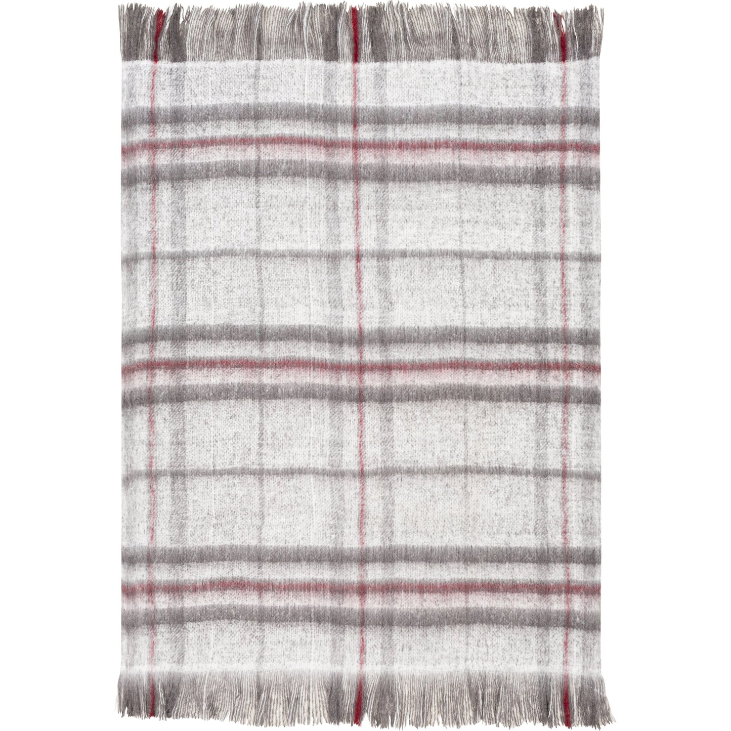 001 SR-756593 | Primary Silo | Stowe - 34970 by Livabliss in dark red, medium gray, white. Made from 80% acrylic, 10% nylon, 10% polyester in a transitional style.