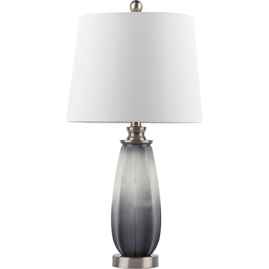 Soroya - 29769 by Surya in grey, white and brushedtexturedbrushed. Made from linen, polyester, glass, metal in a transitional style.