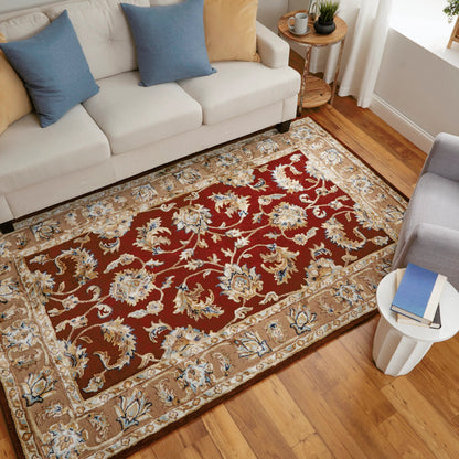 Prescott Traditional Oriental Rug - 8937F by Feizy. Made from viscose, wool in a unique style.