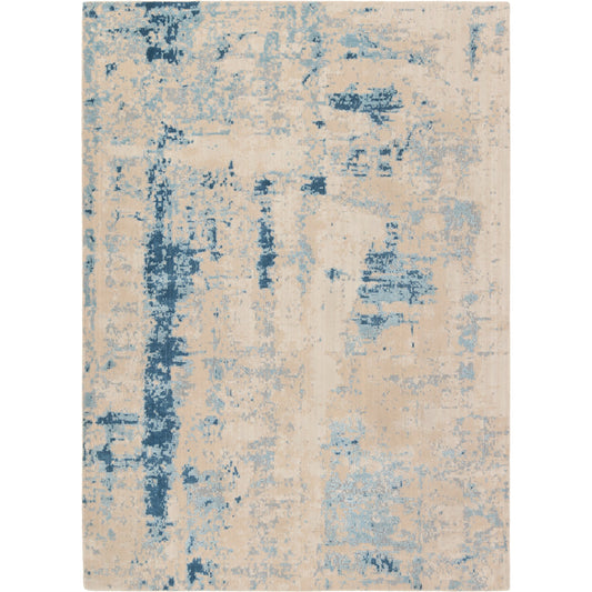 Spectra SPA05 Rug by Jaipur Living in blue, tan. Made from 70% wool, 30% viscose in a unique style.