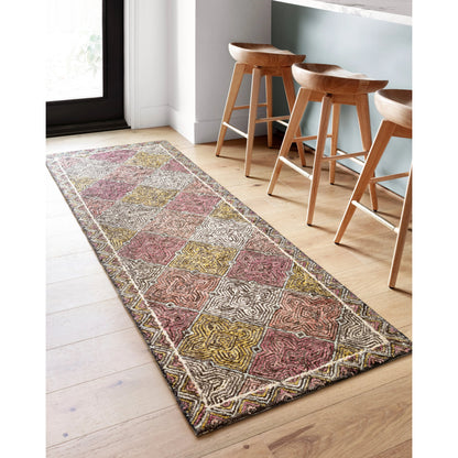 SPE-03 by Loloi in charcoal, multi. Made from 100% wool in a modern style.