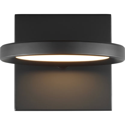 Spectica Wall Sconce by Tech Lighting in matte black. Made from aluminum in a modern style.