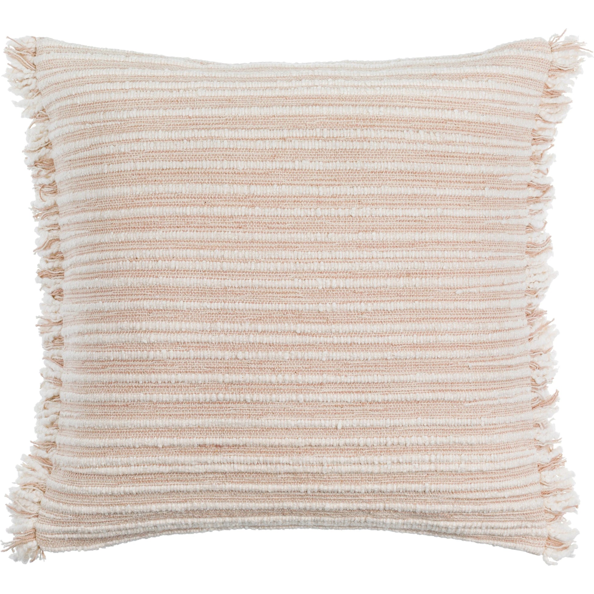 Seraphina Pillow - 523936 by Surya in tan, white. Made from cotton in a modern style.