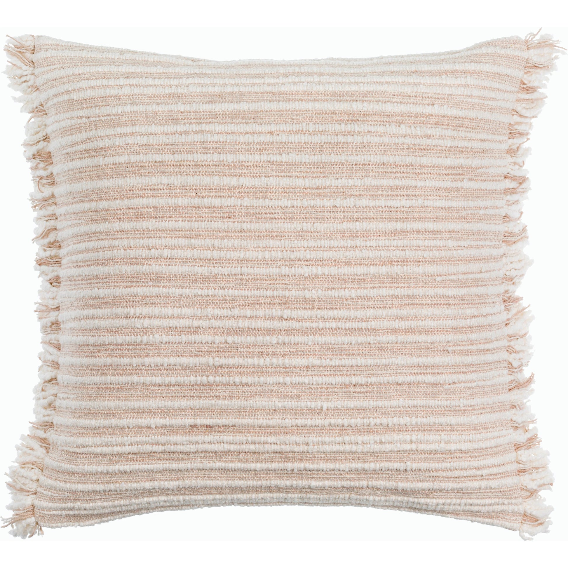 Seraphina Pillow - 523936 by Surya in tan, white. Made from cotton in a modern style.