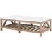 Spruce Coffee Table by Essentials For Living. Made from solid pine wood, solid quartz in a coastal style.