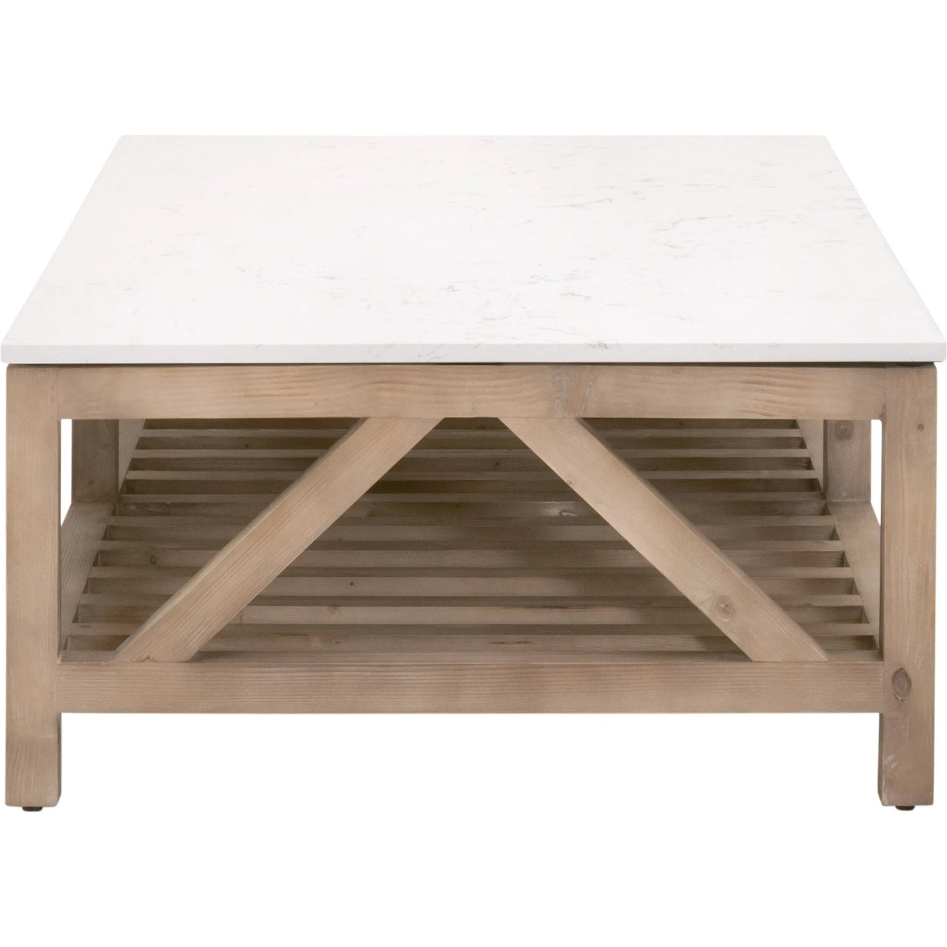 Spruce Coffee Table by Essentials For Living. Made from solid pine wood, solid quartz in a coastal style.