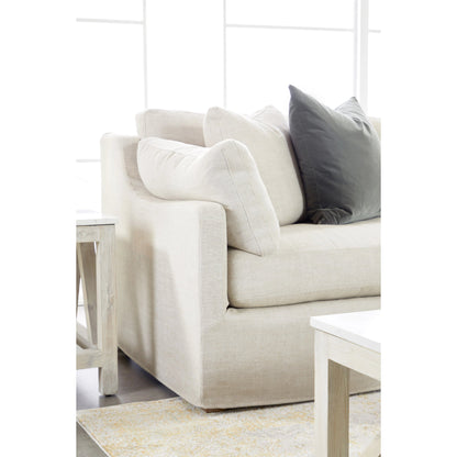 Spruce End Table by Essentials For Living. Made from solid pine wood, solid quartz in a coastal style.