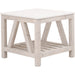 Spruce End Table by Essentials For Living. Made from solid pine wood, solid quartz in a coastal style.