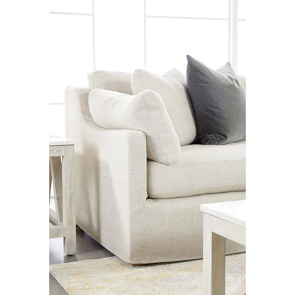 Spruce End Table by Essentials For Living. Made from solid pine wood, solid quartz in a coastal style.