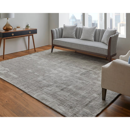 Eastfield Rug - 69AKF by Feizy in gray, ivory. Made from wool, viscose in a unique style.