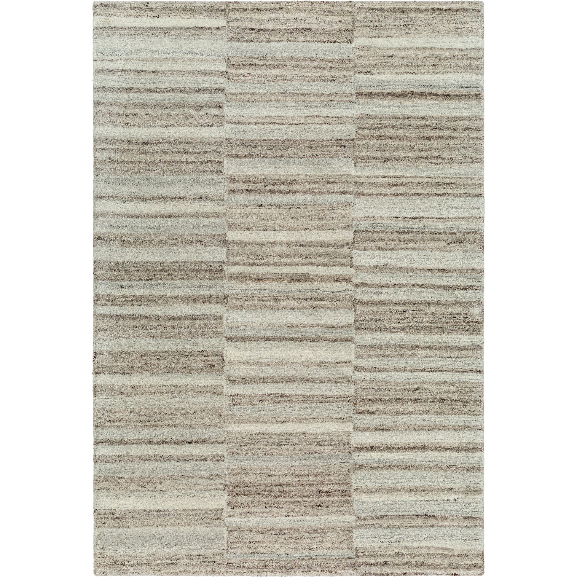 Sao Paulo SPU-2301 Rug by Livabliss in taupe, sandstone, ash gray, ivory. Made from face: 100% wool in a unique style.