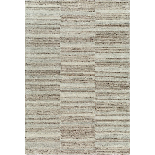 Sao Paulo Rug - 489514 by Surya in warm grey, sage, ash. Made from face: 100% wool in a unique style.