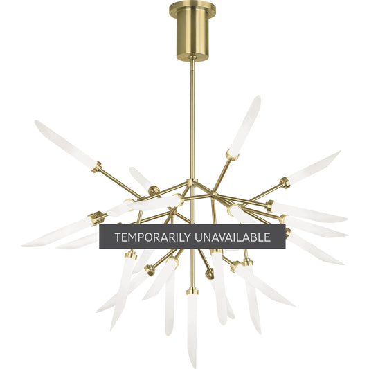 Spur Chandelier by Tech Lighting. Made from aluminum in a modern style.