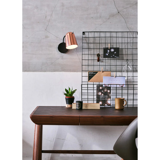 Dobi Wall Lamp by Seed Design. Made from steel in a modern style.