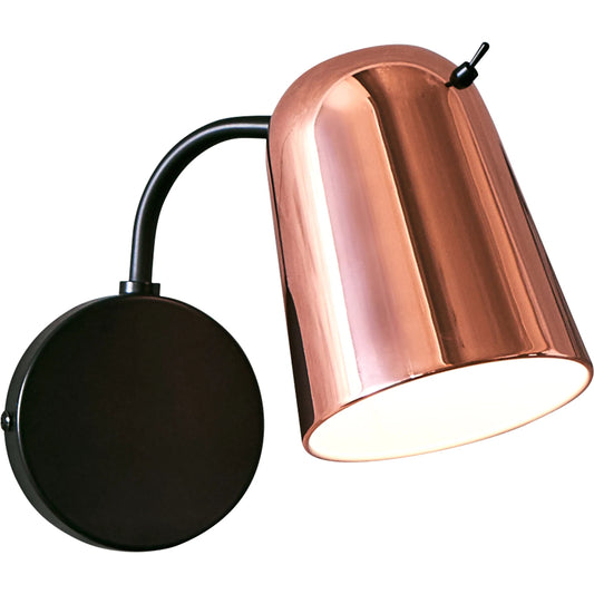 Dobi Wall Lamp by Seed Design. Made from steel in a modern style.