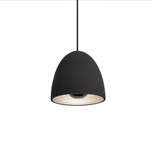 Castle Noir Pendant by Seed Design in concrete (noir). Made from concrete, steel in a unique style.