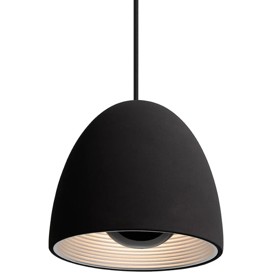 Castle Noir Pendant by Seed Design in concrete (noir). Made from concrete, steel in a unique style.