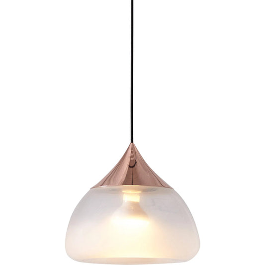 Mist Pendant by Seed Design. Made from steel, sand-blasted glass in a modern style.