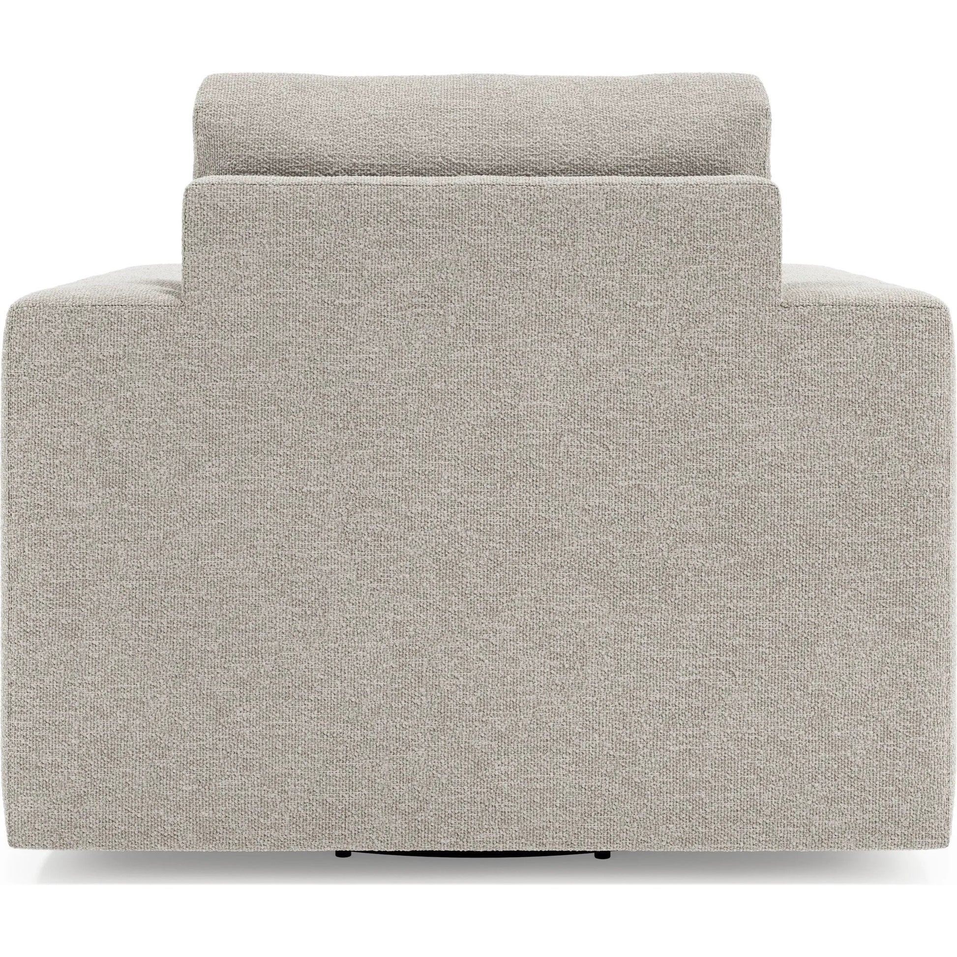 Drew Fabric Swivel Chair by Bernhardt in grey. Made from fabric in a unique style.