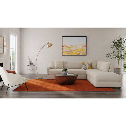 Luna Solid Rug - 8049F by Feizy. Made from wool in a unique style.