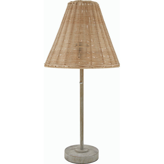 Sirocco Table Lamp - 538353 by Livabliss in paintedpainted. Made from resin, rattan in a cottage & farmhouse style.