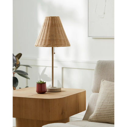 Sirocco Table Lamp - 538353 by Livabliss in paintedpainted. Made from resin, rattan in a cottage & farmhouse style.