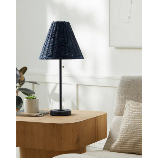 Sirocco Table Lamp - 538353 by Livabliss in paintedpainted. Made from resin, rattan in a cottage & farmhouse style.