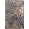 Dark Purple, Lilac, Blue, Light Gray, Cream, Black / 2' x 3'