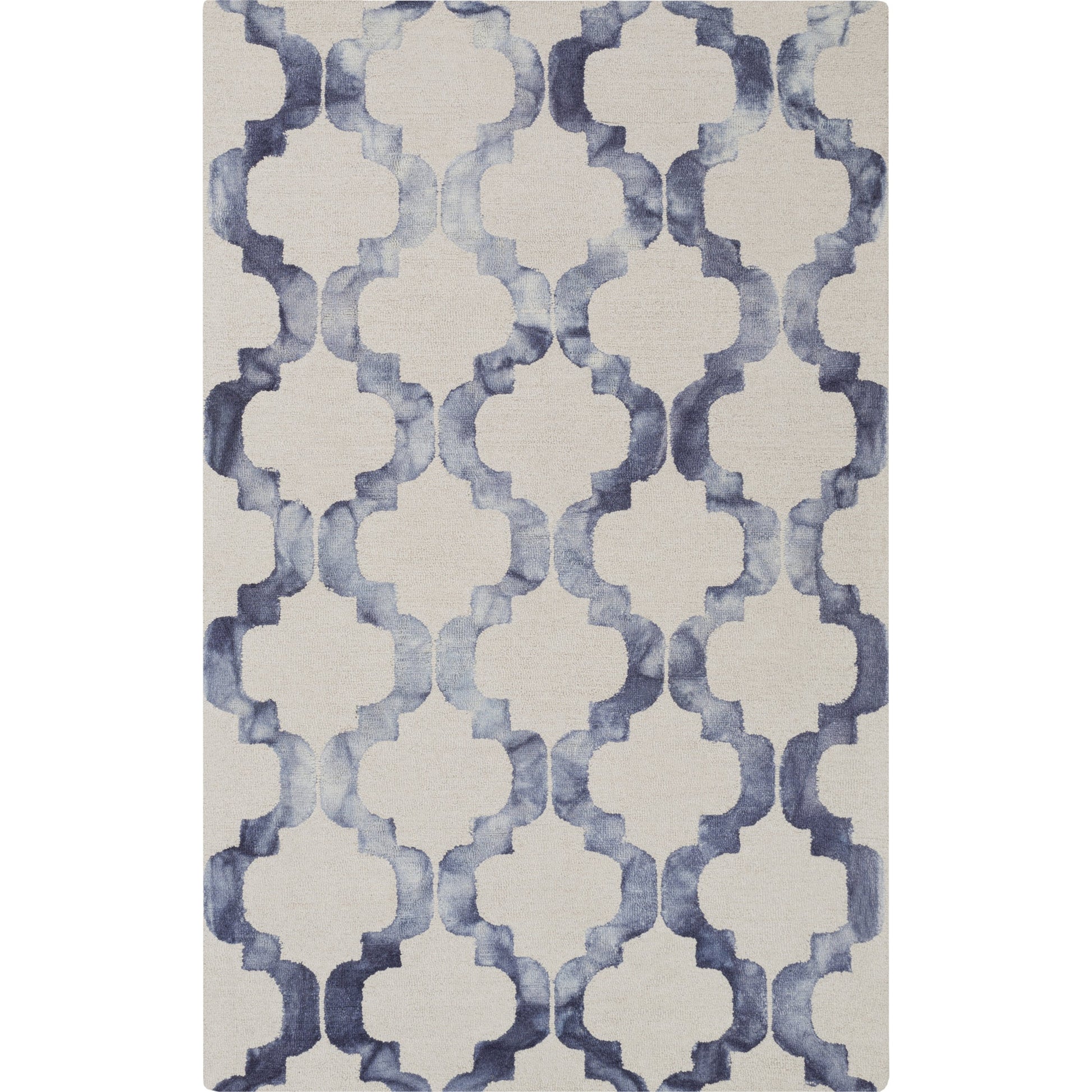 Serafina SRF-2005 Rug by Livabliss in denim, navy, light gray. Made from wool in a unique style.
