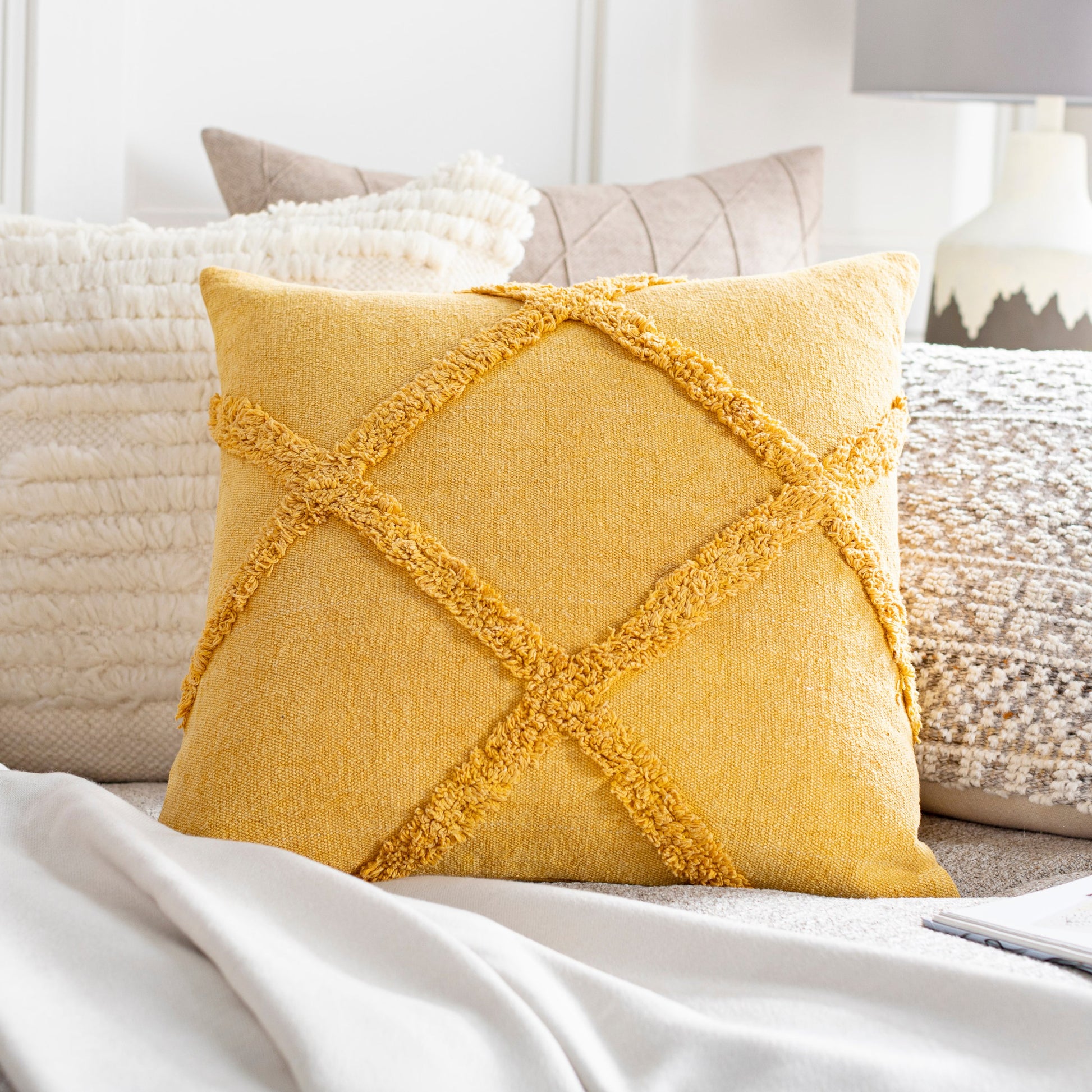 Sarah Pillow - 30820 by Surya. Made from 100% cotton in a traditional style.