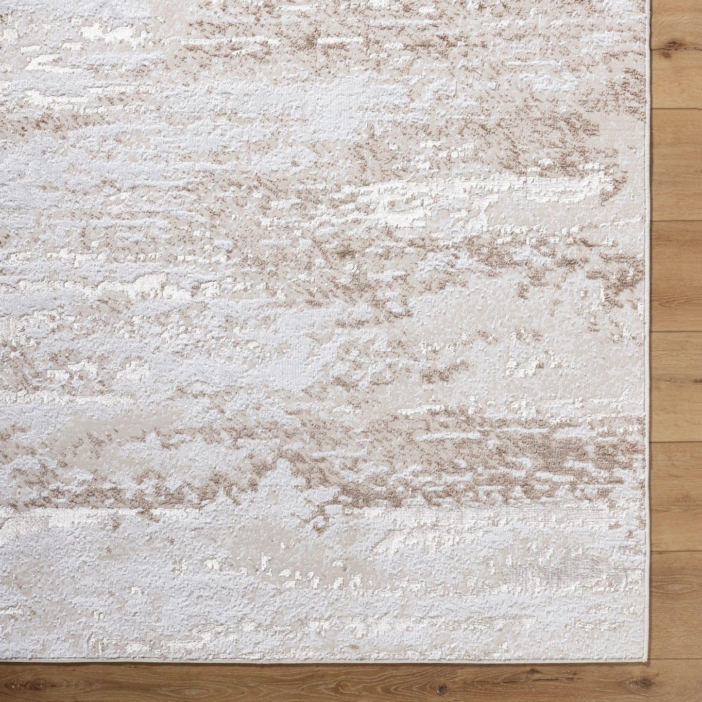 007 SI-2257948,SI-2257949,SI-2257950 | Closeup | Sunrise 537255 Rug by Livabliss in tan, cream, mustard, brown. Made from polyester, polypropylene in a unique style.