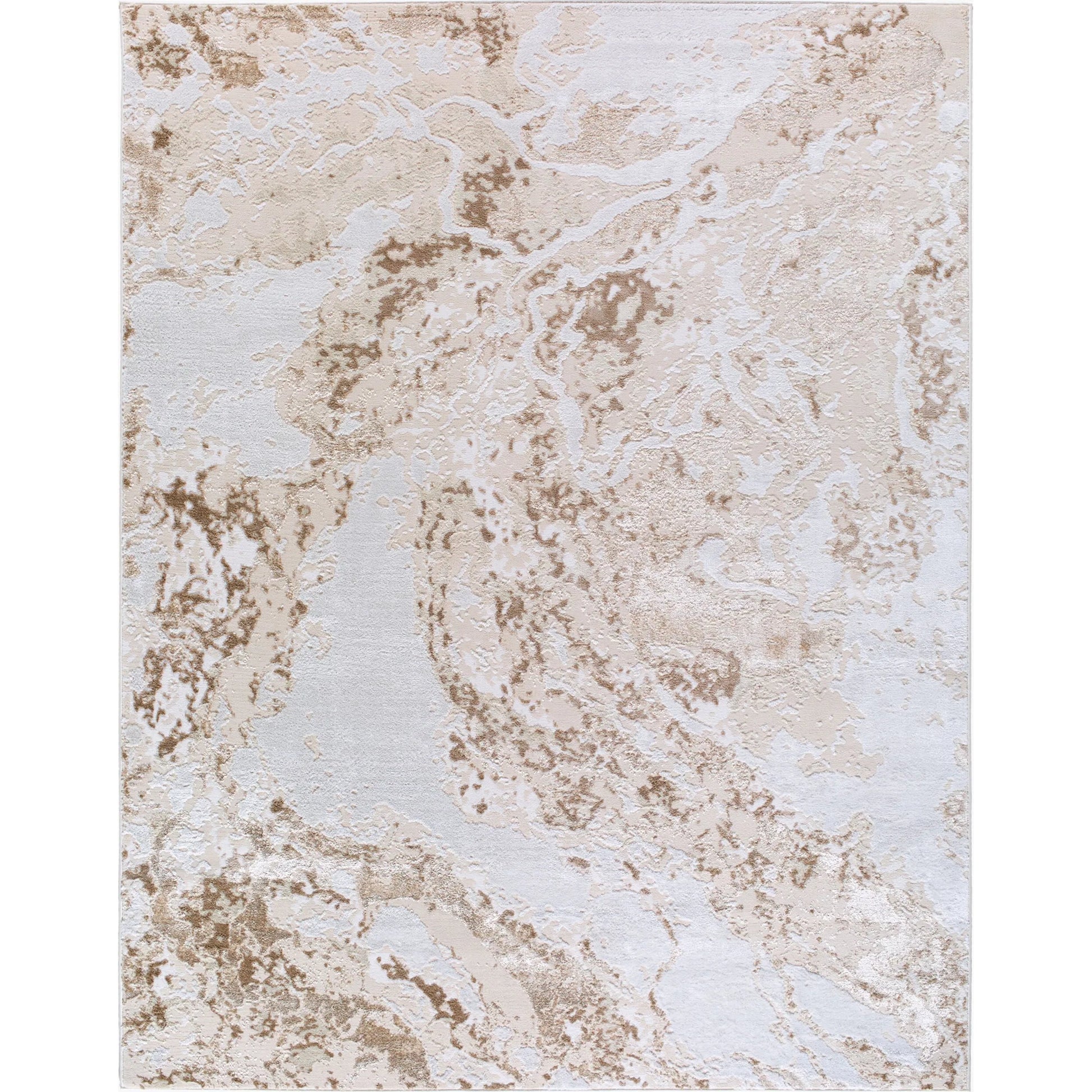 Sunrise Rug - 489640 by Livabliss in tan, mustard, beige, brown, cream. Made from polyester, polypropylene in a unique style.