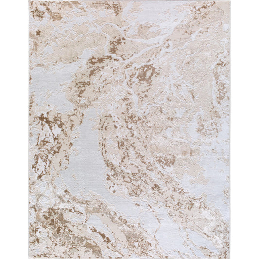 Sunrise Rug - 489640 by Livabliss in tan, mustard, beige, brown, cream. Made from polyester, polypropylene in a unique style.