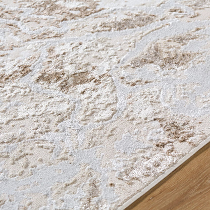 Sunrise Rug - 489640 by Livabliss in tan, mustard, beige, brown, cream. Made from polyester, polypropylene in a unique style.