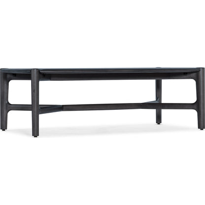 Harlow Soft Rectangle Coffee Table by Hooker Furniture in black. Made from unique in a modern style.