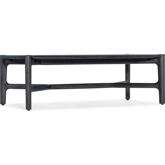 Harlow Soft Rectangle Coffee Table by Hooker Furniture in black. Made from unique in a modern style.