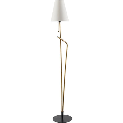 Sorano Accent Floor Lamp by Livabliss in paintedpainted. Made from iron, linen, polyester in a transitional style.